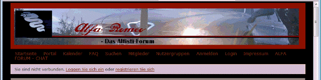 Banner bei niedriger Bildschirmauflösung Alpha10