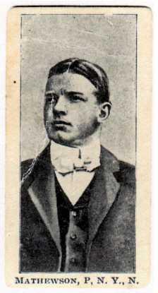 Mathewson Cards E107ma10