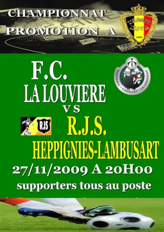 match a domicile pour le F.C. LA LOUVIERE le 27/11/2009 A 20H00 F_c_la25