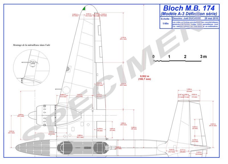 Bloch MB 174 Plan_210