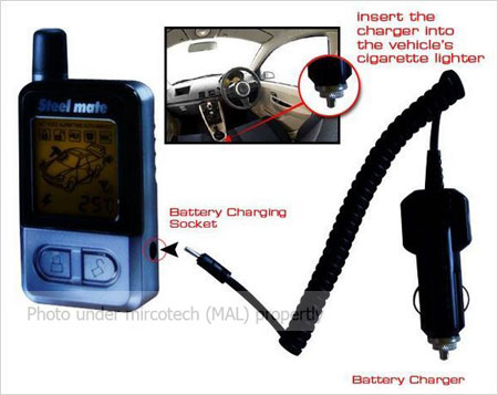 STEEL MATE 898G 2WAY LCD REMOTE START CAR ALARM *Offer* Steelm12