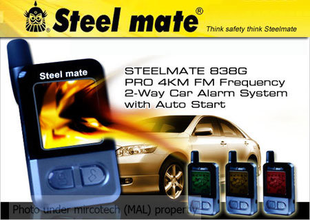 STEEL MATE 898G 2WAY LCD REMOTE START CAR ALARM *Offer* Steelm13