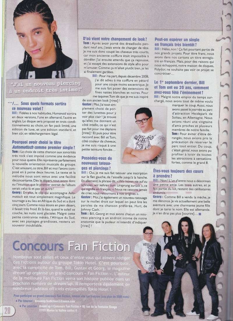 Entrevista Tokio Hotel: Humanoid, cambio de look y ms ... Franaa12