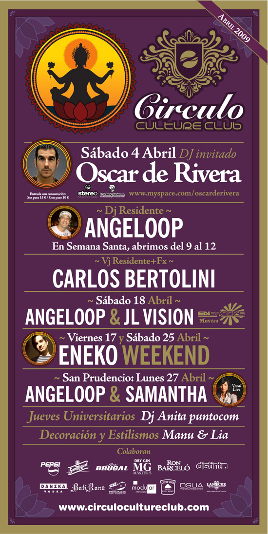 Programacion Abril 09 @ Circulo Culture Club (Vitoria) Cartel12