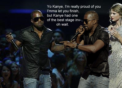 Kanye West interuption picturessss! :)) Kanye11