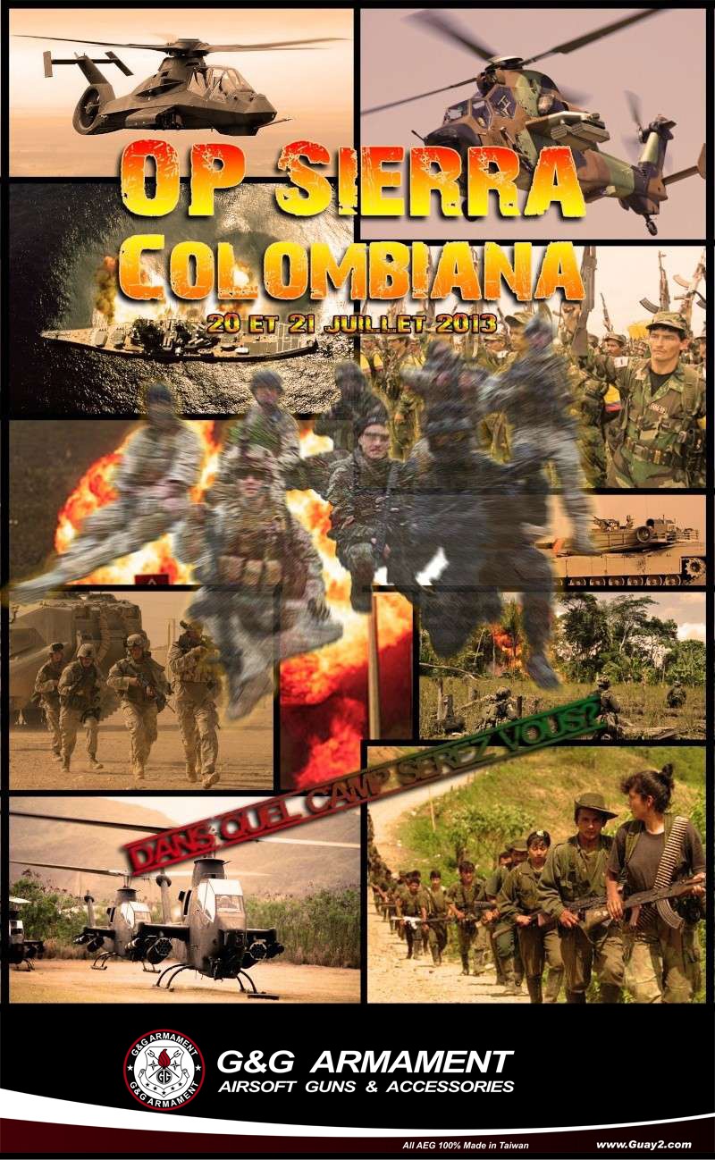 [ 20 et 21 Juillet 2013 ] Les Plantiers (30) "Opération Sierra Colombiana" Bannie10