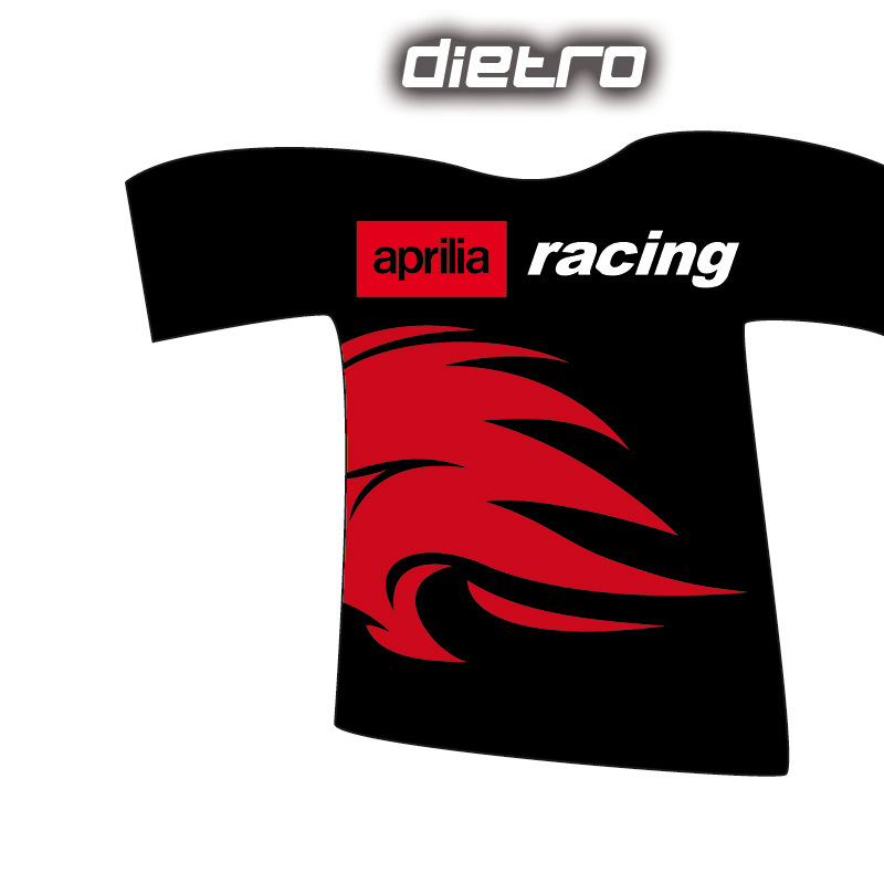 prezzo e Conferma T-shirt Aprilia e Ducati Dietro10