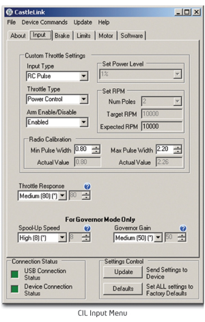 parametrer le contro MMM V3 Cil_in10