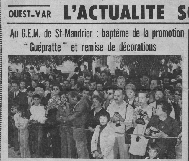 [ Divers E.A.M.F. ] Promotion Guepratte septembre 1973 110