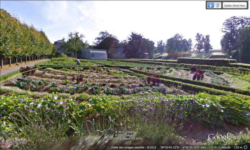 STREET VIEW : les parcs de grands châteaux de Belgique désormais disponibles ! Annevo15