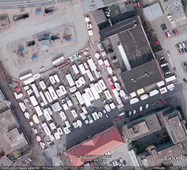 Marchés et Brocantes sur Google Earth Marcha17