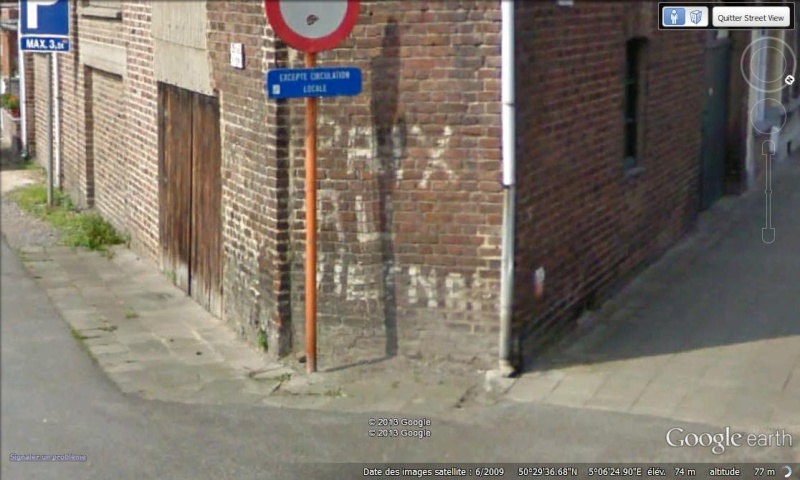 STREET VIEW : les graffitis vus de la Google Car Paix10