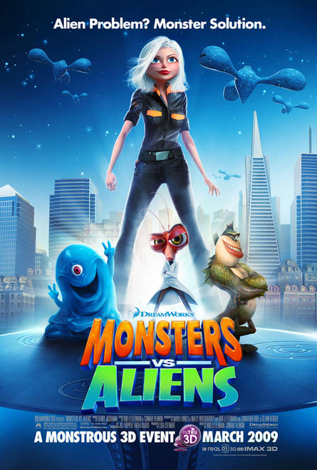 Monsters vs Aliens (2009, Rob Letterman & Conrad Vernon) Monste10