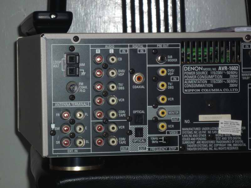 Denon AVR-1602 AV receiver (Used) - SOLD P1070211