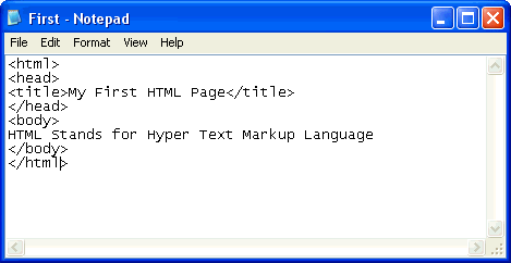 Simple HTML First10