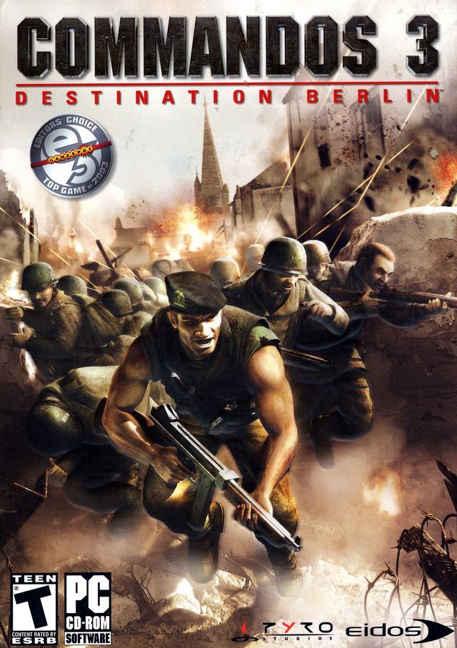 حصريا اخر اصدارات اللعبة الشهيرة والغنية عن التعريف Commandos 3 Destination Berlin بمساحة 1.3 جيجا 1013