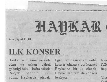 Haykar Gazetesi ''Ani Baskı'' 2. Basım 312