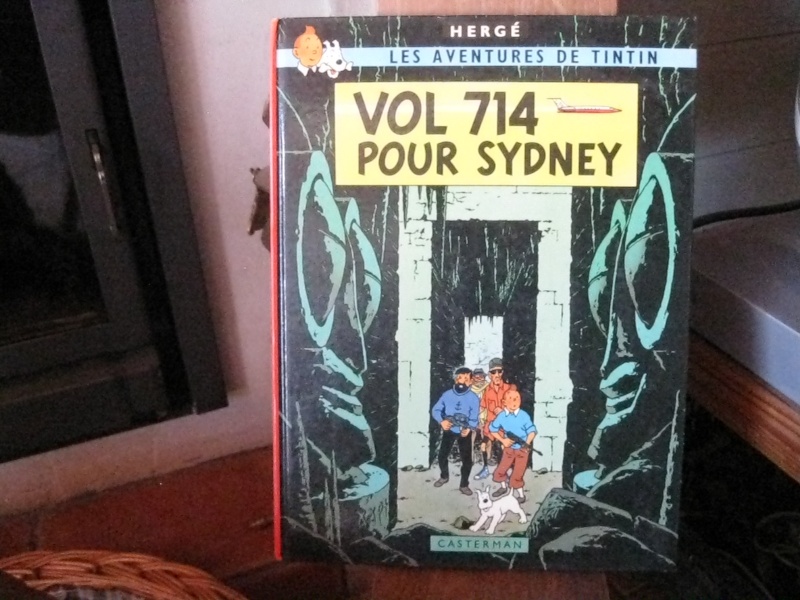 bd tintin vol 714 pour Sydney 4ème plat B 42 1975 (ex B 41) Vol_7110