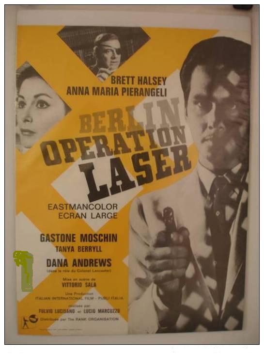 Berlin opération laser ( Berlino - Appuntamento per le spie) -1965 - Vittorio Sala  Moviec11