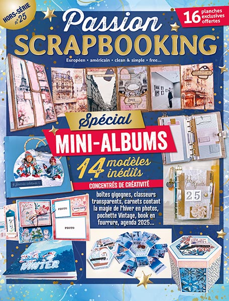 Passion Scrapbooking hors-série n°25 mini albums d'hiver Scrapb14