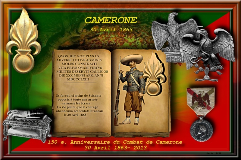 30 Avril 1863… Il y a 150 ans : CAMERONE - Sur la terre imprégnée du sang des légionnaires, le soleil ne se couche jamais Camero10
