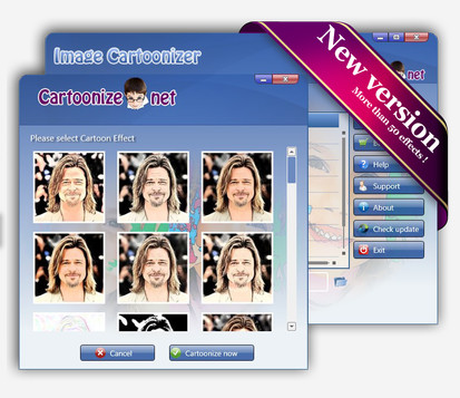 برنامج تحويل الصور الى كارتونية المميز Image Cartoonizer 3.4.0 كامل Imagec10