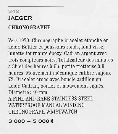 Montre Jaeger renseignement Jlc_ti10