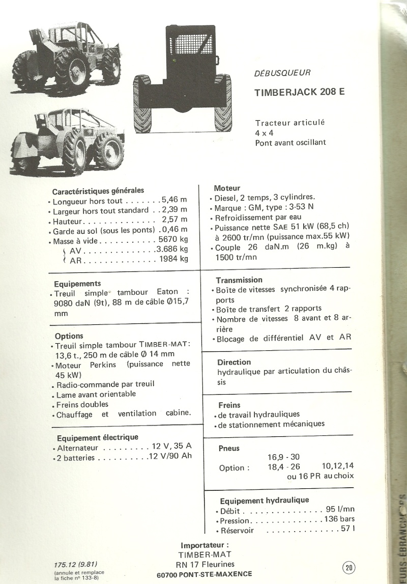 Tracteur et materiel FORESTIER - Page 2 Numar192