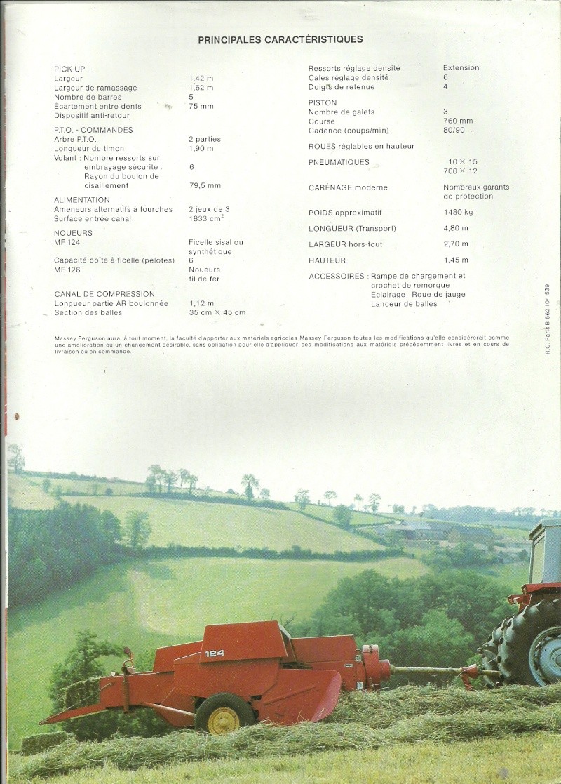 Massey-Ferguson : Moissonneuses Batteuses  410 - 510 - 207 - 507 ... - Page 2 Numar436