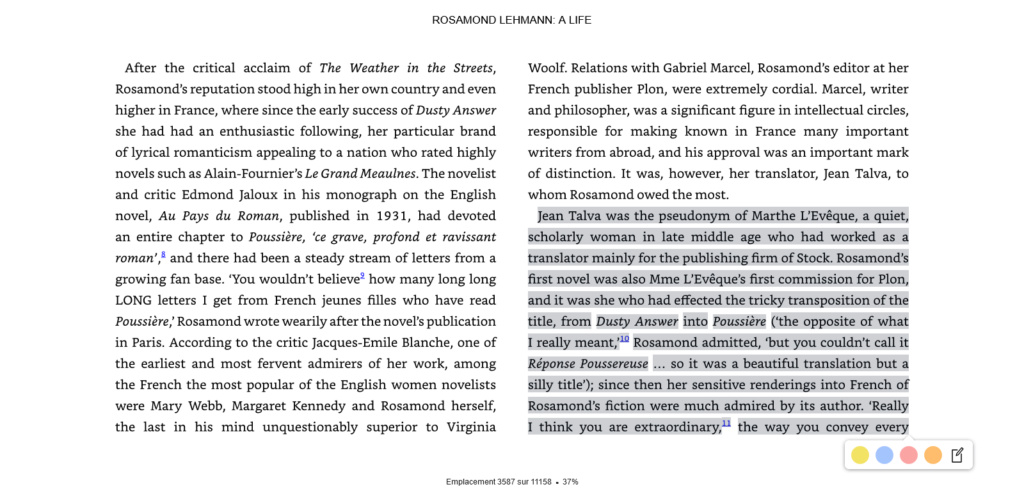 ROSAMOND LEHMANN - Rosamond Lehmann - Page 14 Screen10