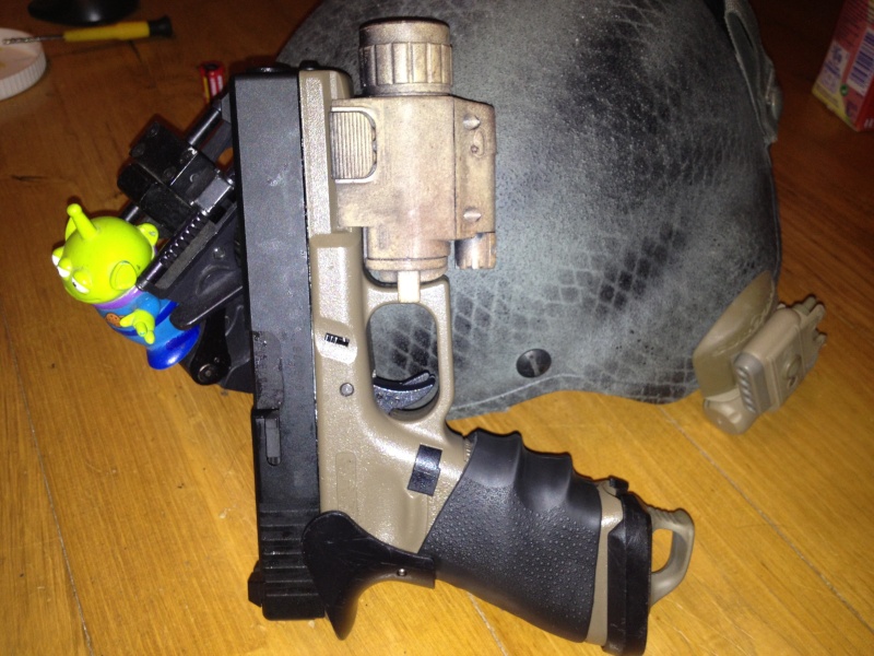review Glock 17 marui custom FDE Img_0113