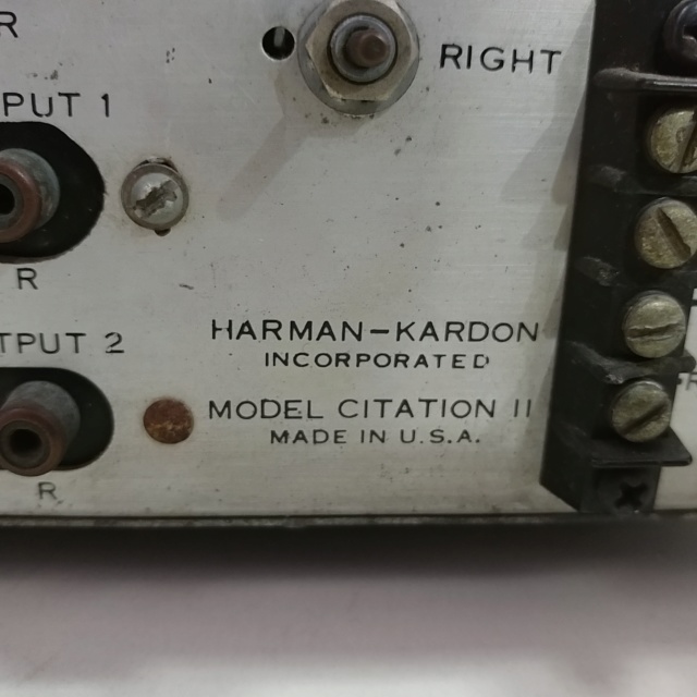 Harman Kardon Citation 11 and Citation 12 Pre Power Amplifier  USA Made 20181047