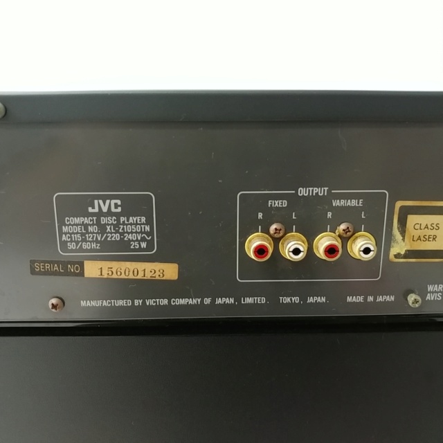 JVC XL-Z1050 Stereo Japan K2 CD Player with remote 20210459