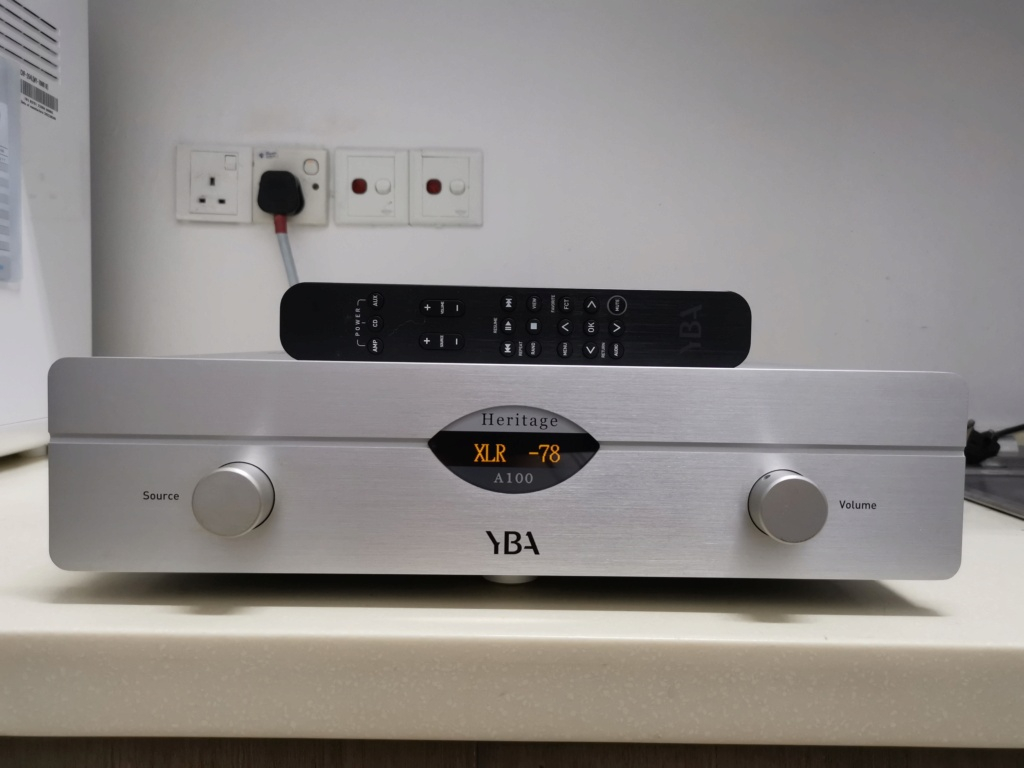 YBA Heritage A100  France Stereo integrated Amplifier ( used)  Img_2064