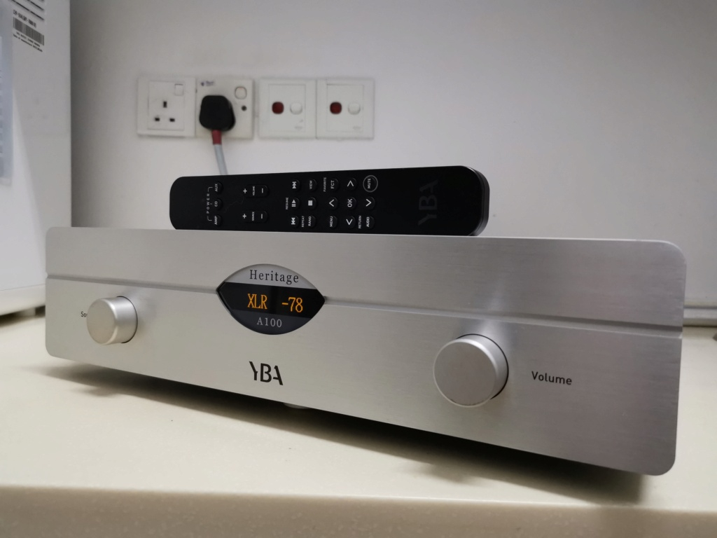 YBA Heritage A100  France Stereo integrated Amplifier ( used)  Img_2065