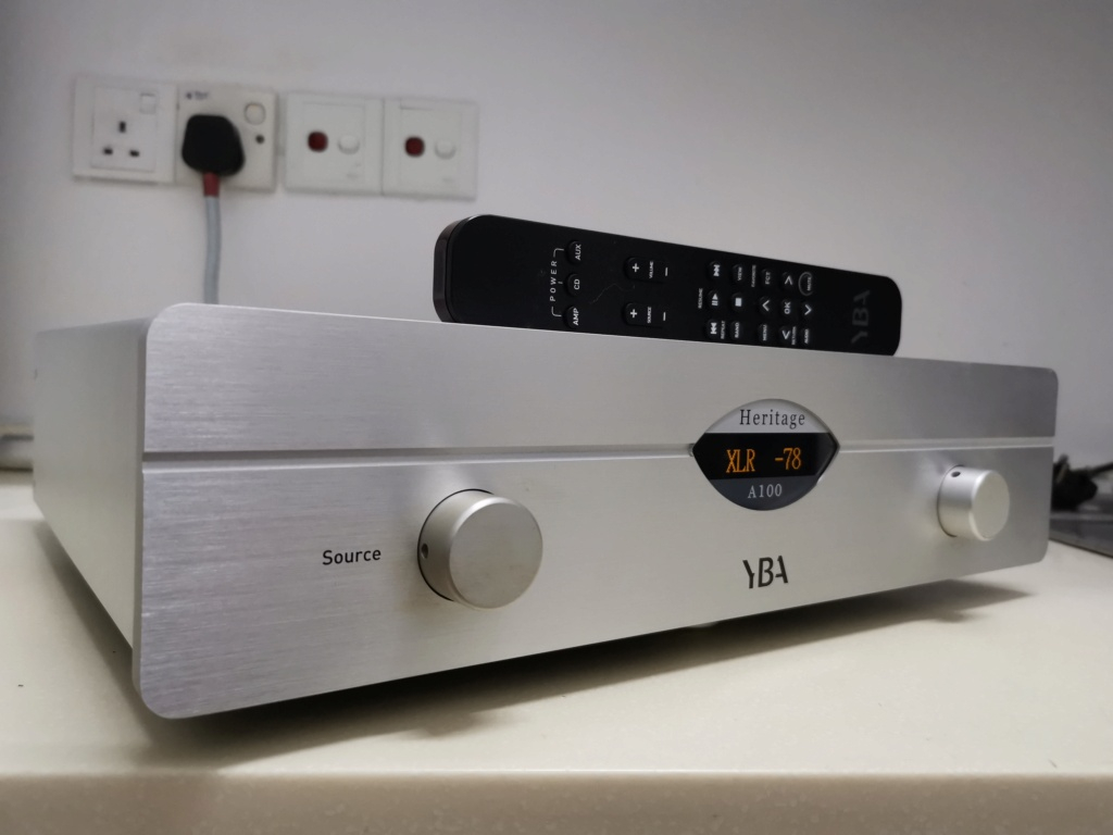 YBA Heritage A100  France Stereo integrated Amplifier ( used)  Img_2066