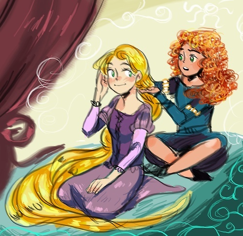 (Fan art) Merida, Rapunzel, Jack et Hiccup - The Big Four - Page 23 Tumblr78