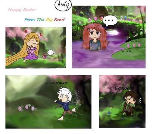 (Fan art) Merida, Rapunzel, Jack et Hiccup - The Big Four - Page 23 Tumblr79