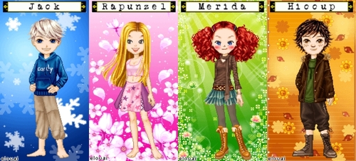 (Fan art) Merida, Rapunzel, Jack et Hiccup - The Big Four - Page 23 Tumblr80