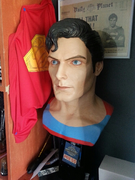 Buste life size Superman Christopher Reeve Howard Studios  20130511