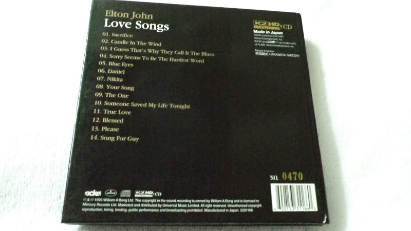 Elton John Love Songs (K2HD Limited Edition Pressing)-SOLD Elton_11