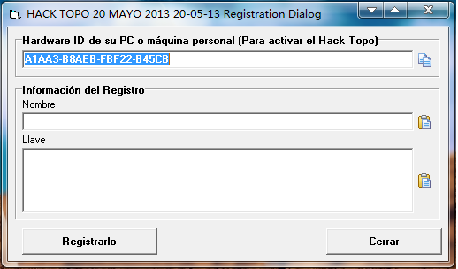 HACK TOPO ACTUALIZADO AL 13  DE JULIO DEL 2013 + BASE ACTUALIZADA SÓLO PARA COLABORADORES 210