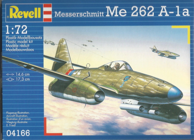 ME-262 A2a/U2 1/72, MPM/Revell l'avion au nez... bullé Me-26218