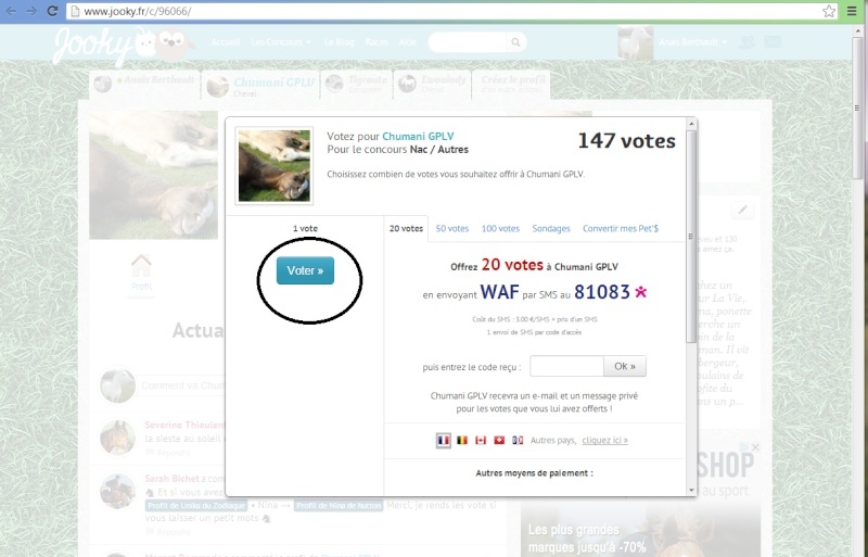 Votez pour Chumani GPLV, ChadowGPLV et réglisse GPLV sur jooky.fr Chuman14