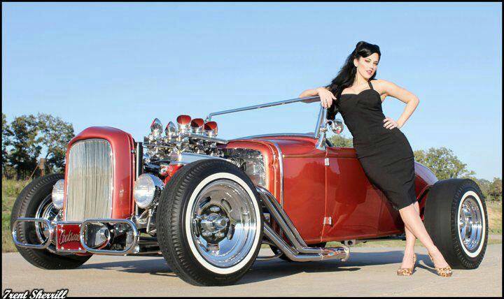 hot rod, custom and classic car babes 97392310