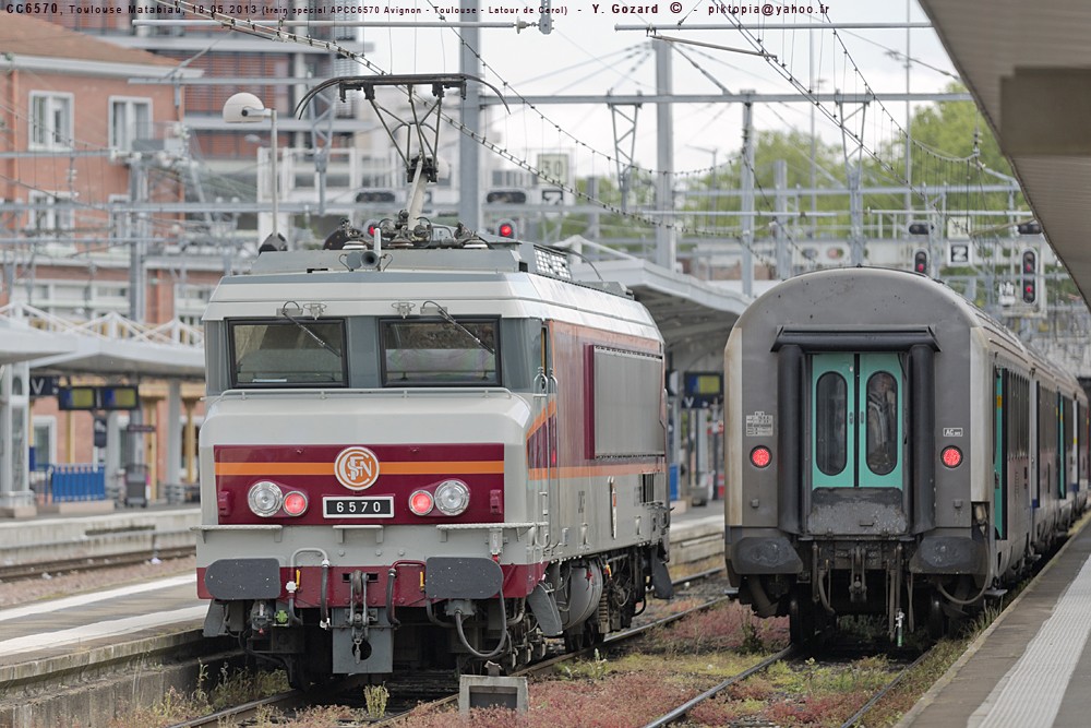 2013 - APCC 6570 - Train Spécial : La CC 6570 entre Avignon ↔ Toulouse ↔ Latour de Carol du 18 au 20 mai 2013. - Page 7 20130518