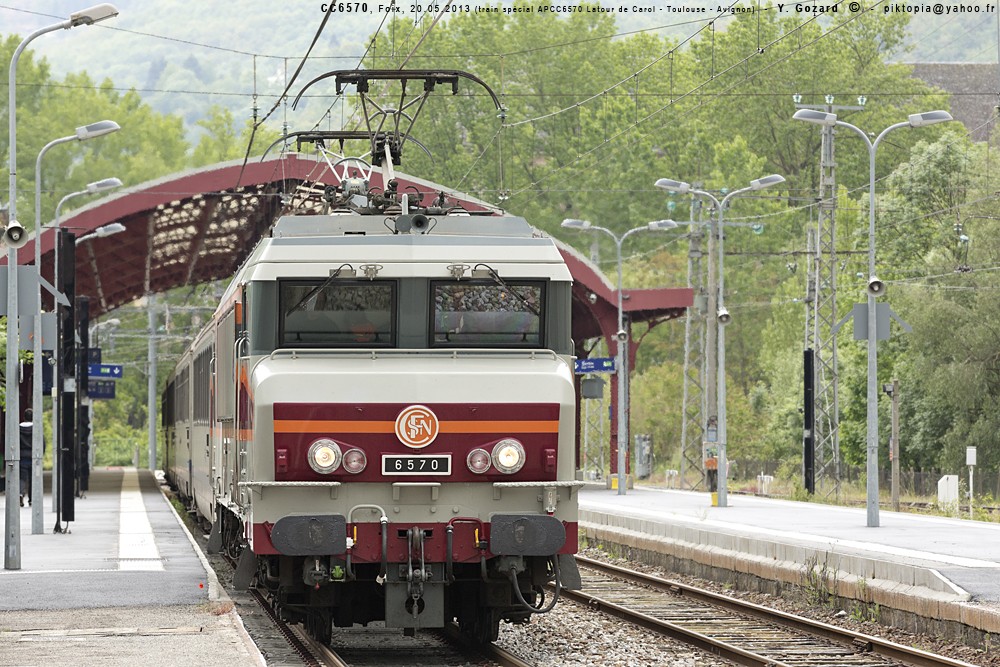 2013 - APCC 6570 - Train Spécial : La CC 6570 entre Avignon ↔ Toulouse ↔ Latour de Carol du 18 au 20 mai 2013. - Page 7 20130527