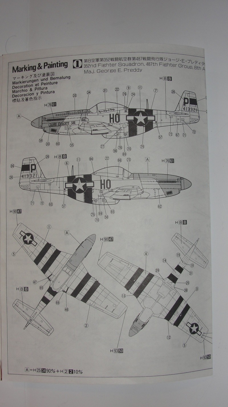 P-51D MUSTANG D-Day - Hasegawa 1/48 00611