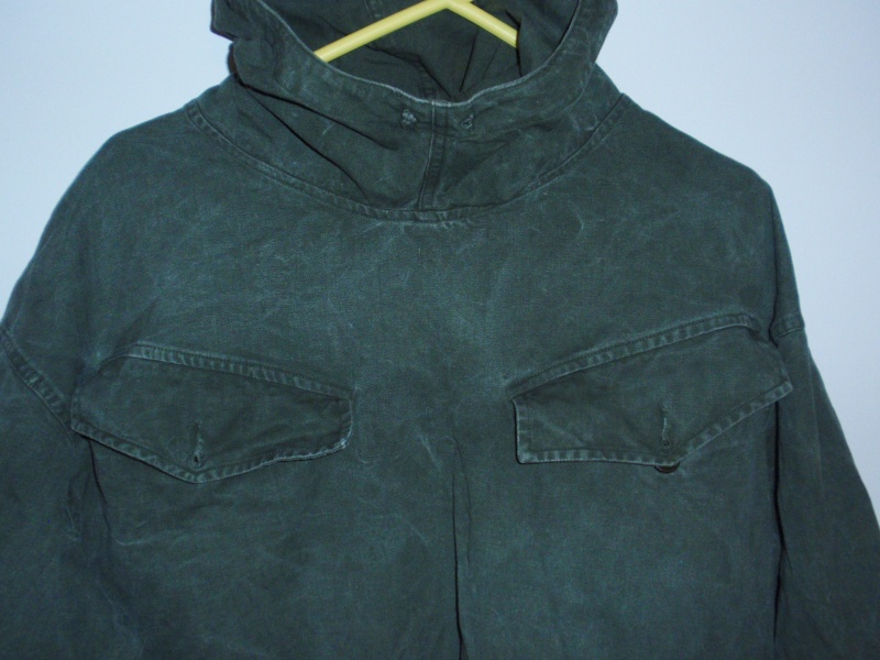 1950s/60s????? Green Hooded Windproof Smock. P1010017