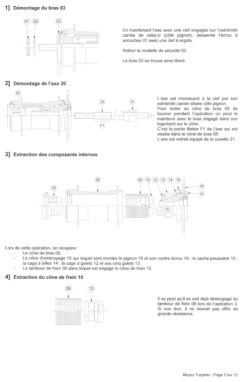 Moyeu Torpédo Pg511